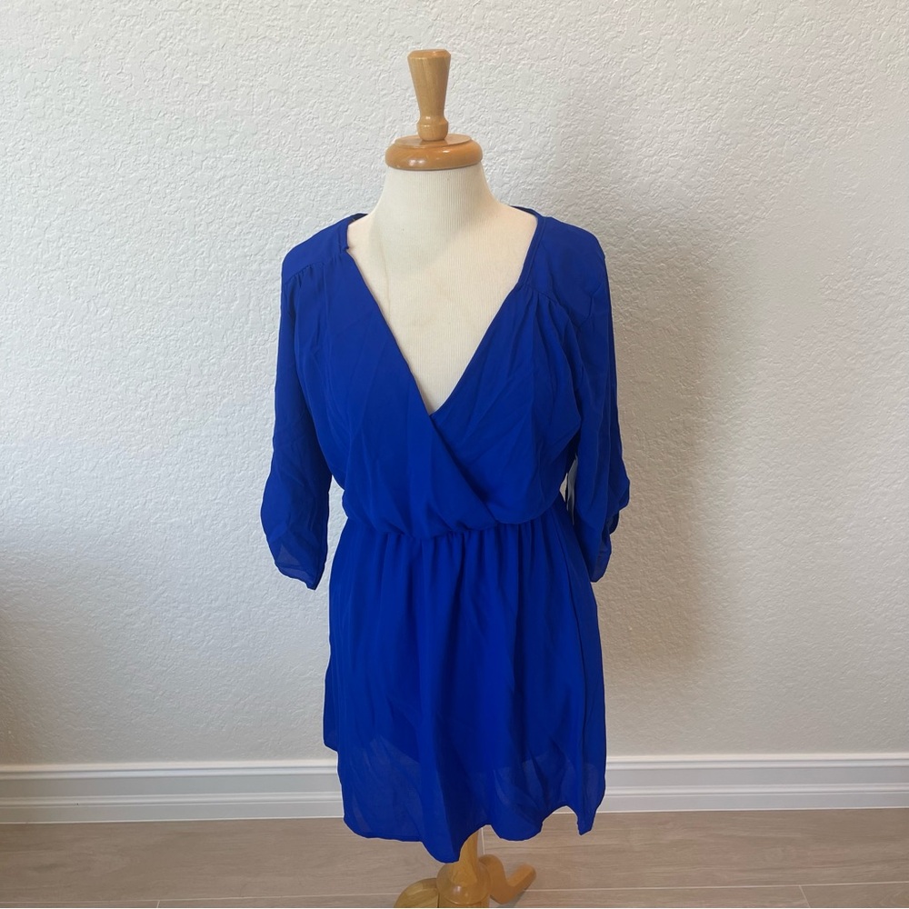 Vibrant Blue Women's Dress Cover-Up
